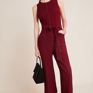 Anthropologie Colleen Stitched Jumpsuit